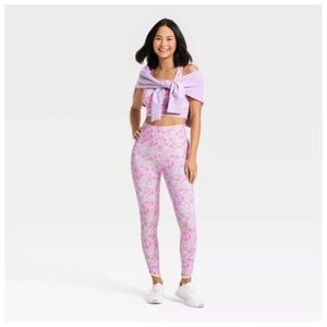 Set JoyLab Women's Floral Print High-Rise Piped Leggings & Sports Bra